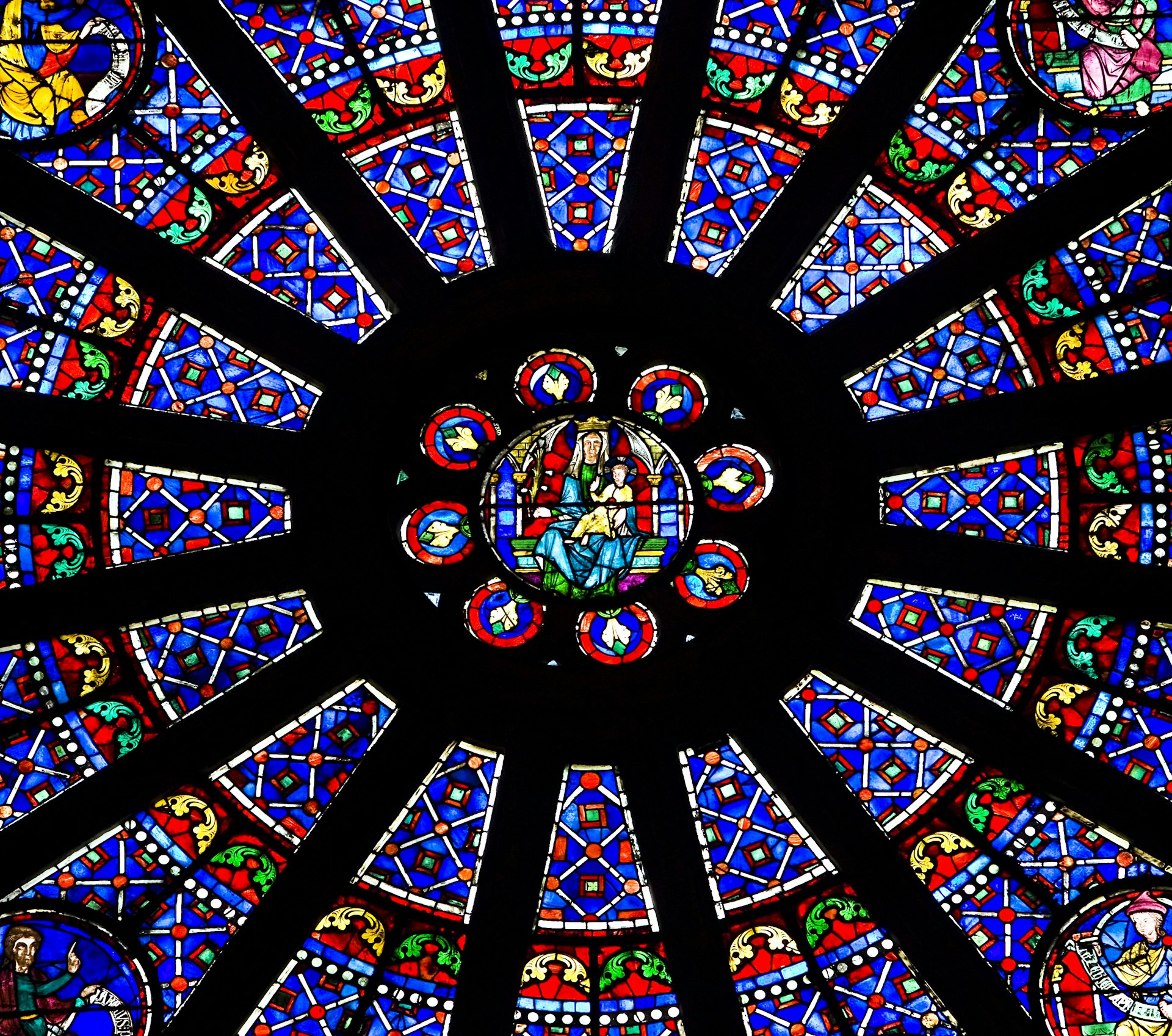 North Rose Window, Notre Dame, Paris