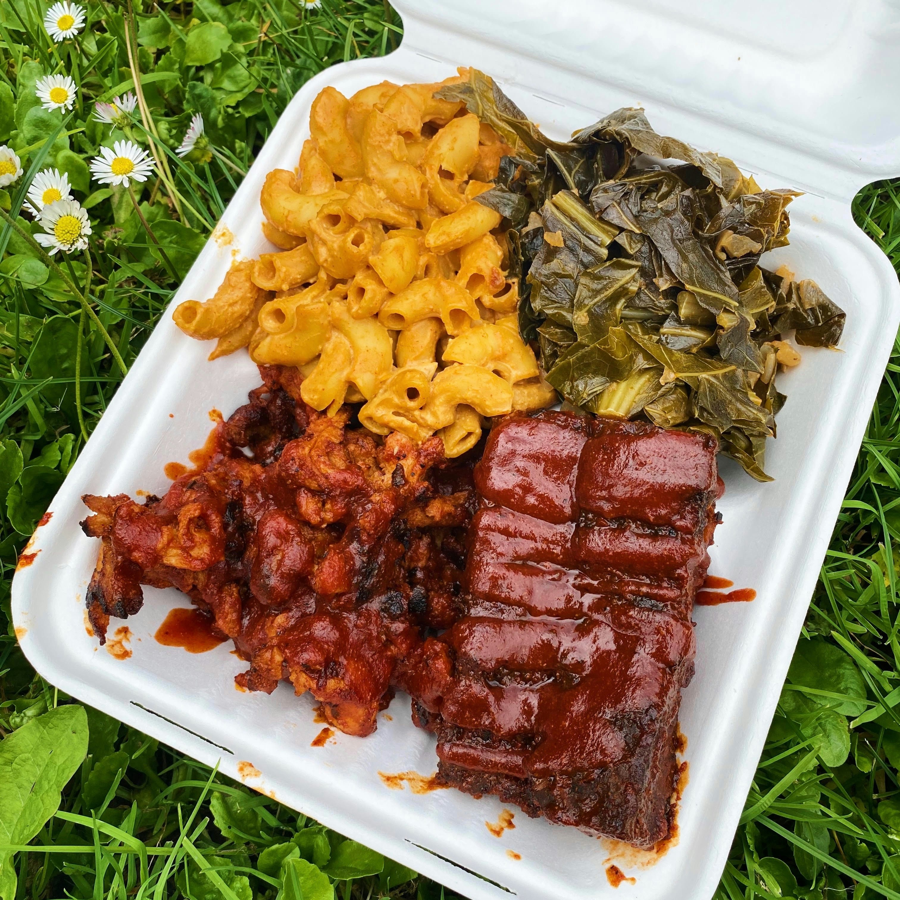 Carry-out vegan barbecue from Homegrown Smoker