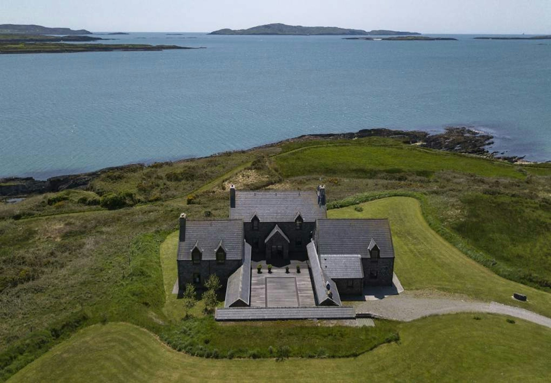 The main house on Horse Island in Schull, Cork