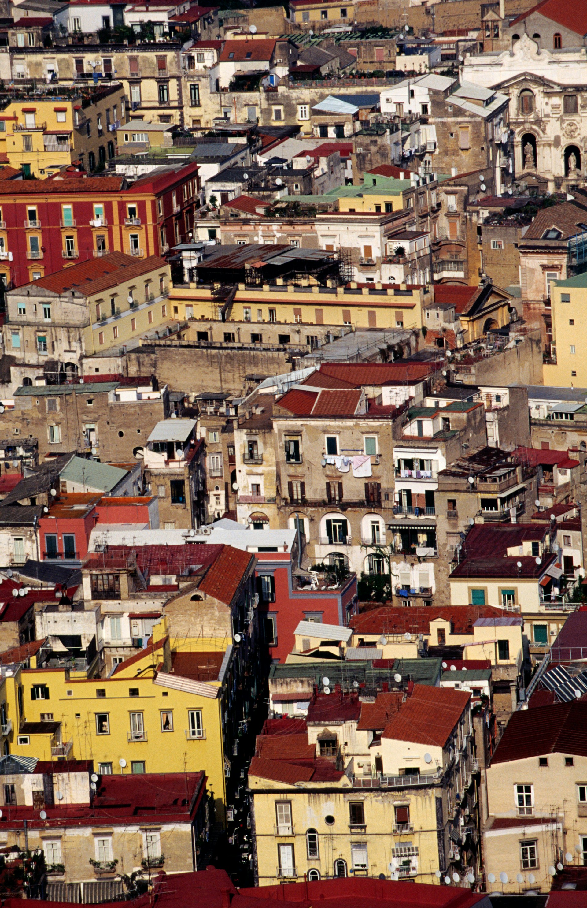 Naples cityscape from Castel Sant'Elmo.