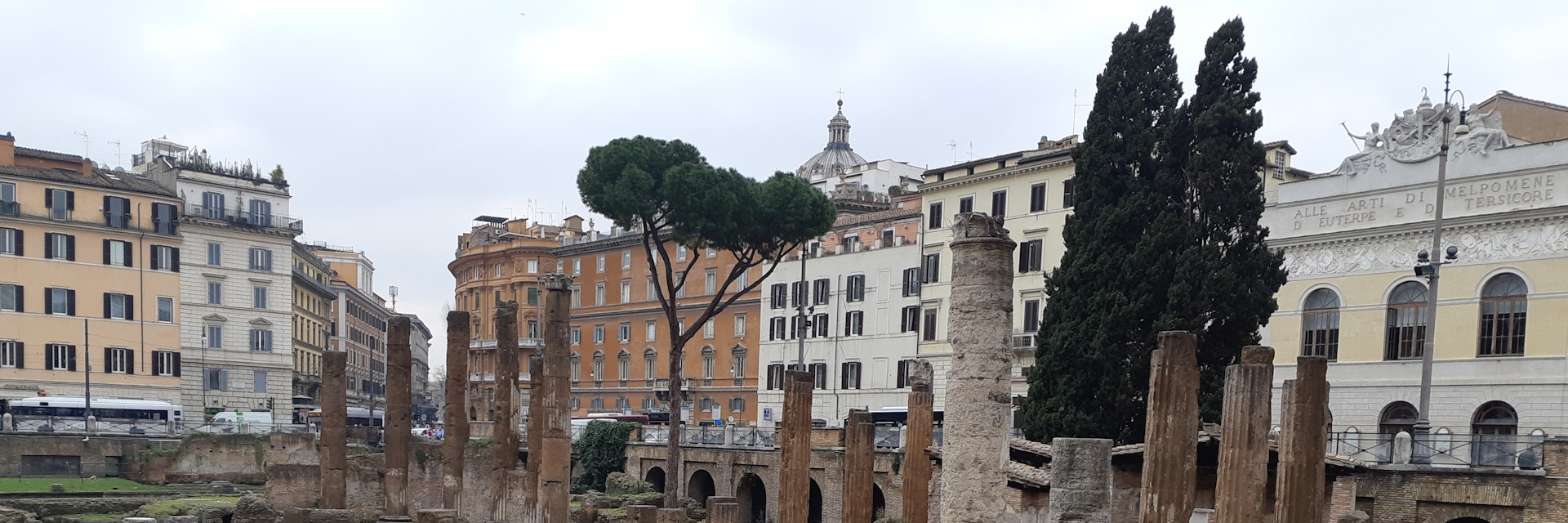 Largo di Torre Argentina houses the remains of 4 Republican era temples and a modern day cat sanctuary.
