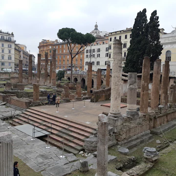 Largo di Torre Argentina houses the remains of 4 Republican era temples and a modern day cat sanctuary.