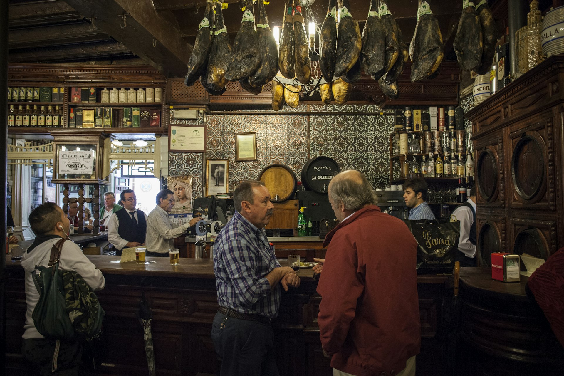 Beer, wine and tapas at El Rinconcillo, one of Seville's oldest bars