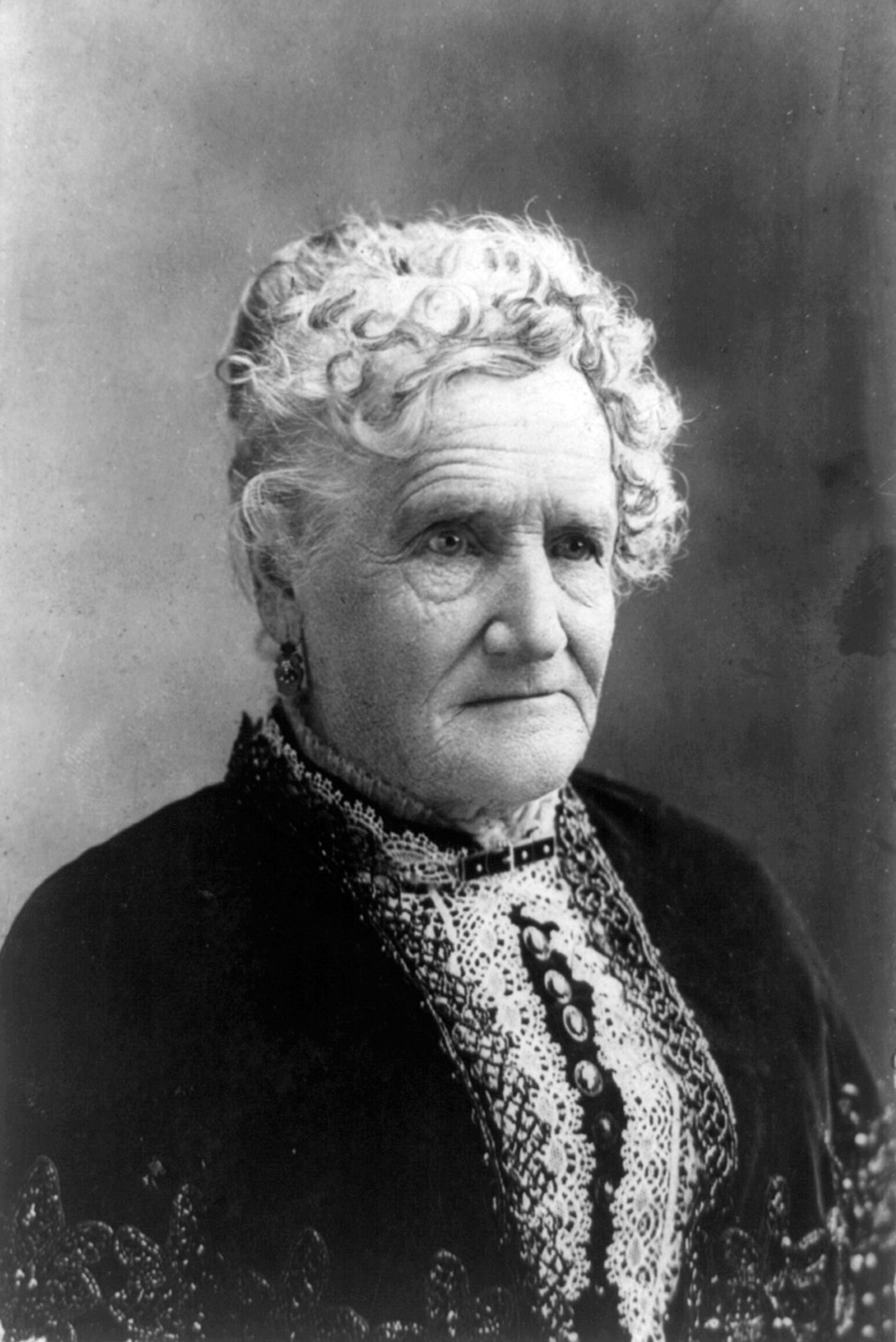 Esther Hobart Morris (1814  1902) first woman justice of the peace in the United States.. Image shot 1800. Exact date unknown.