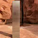 A strange monolith was found in the Utah desert - and then mysteriously disappeared © Utah Department of Public Safety
