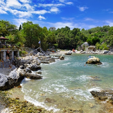 The picturesque Damouchari on the east coast of the Pelion, the small village was rightly chosen as one of the locations for the film „Mamma Mia“.