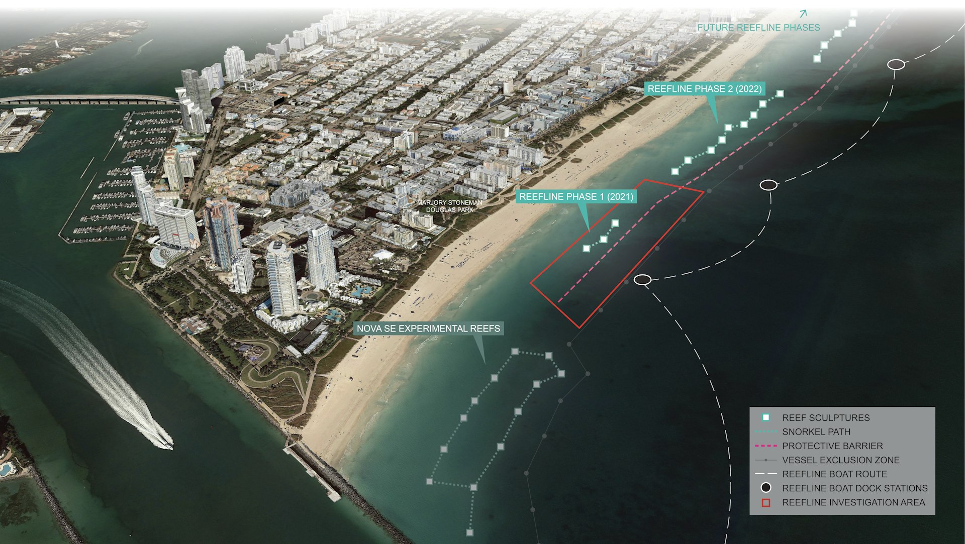 Rendering of South Beach, Miami