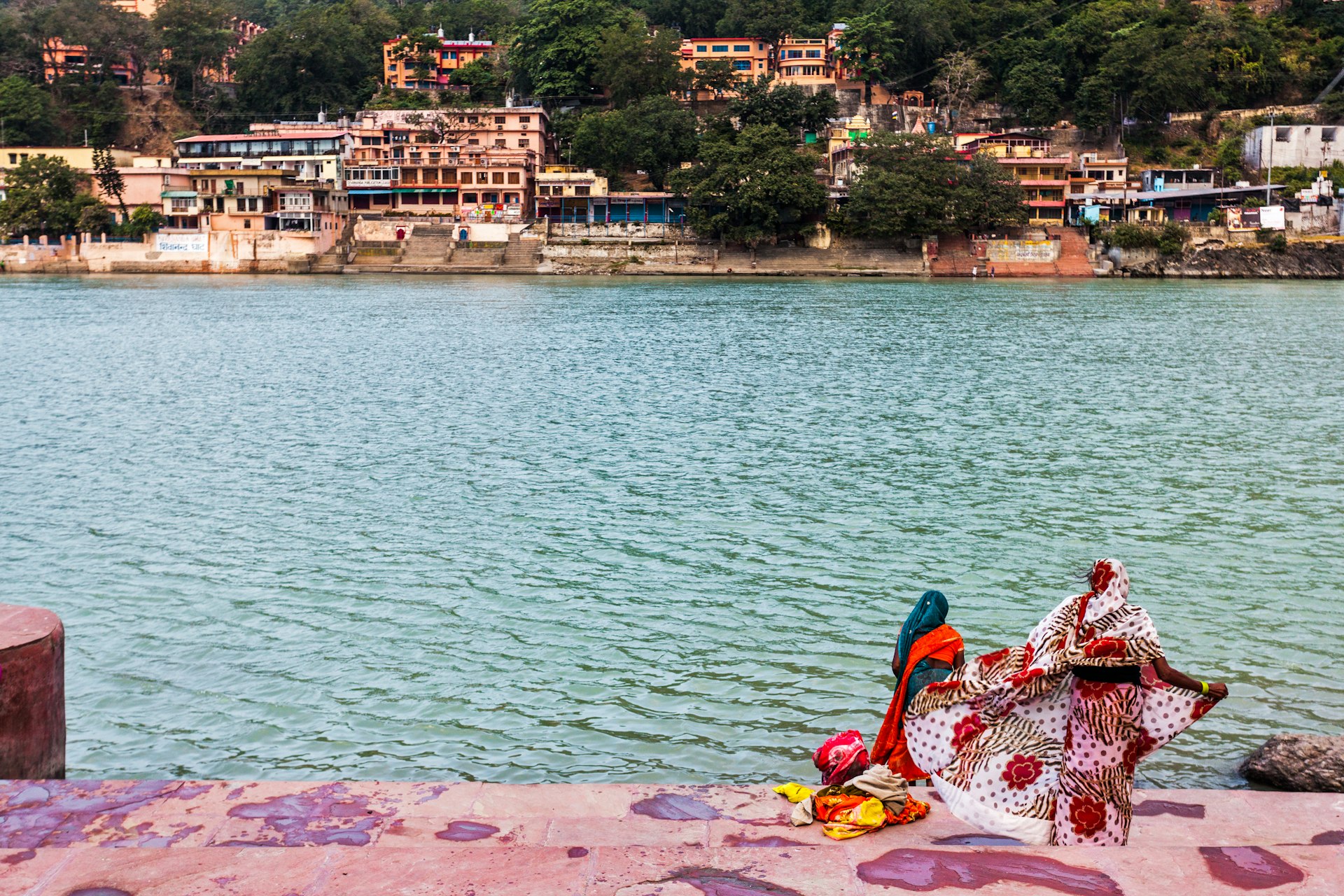Yoga town of Rishikesh, Uttarakhand, India