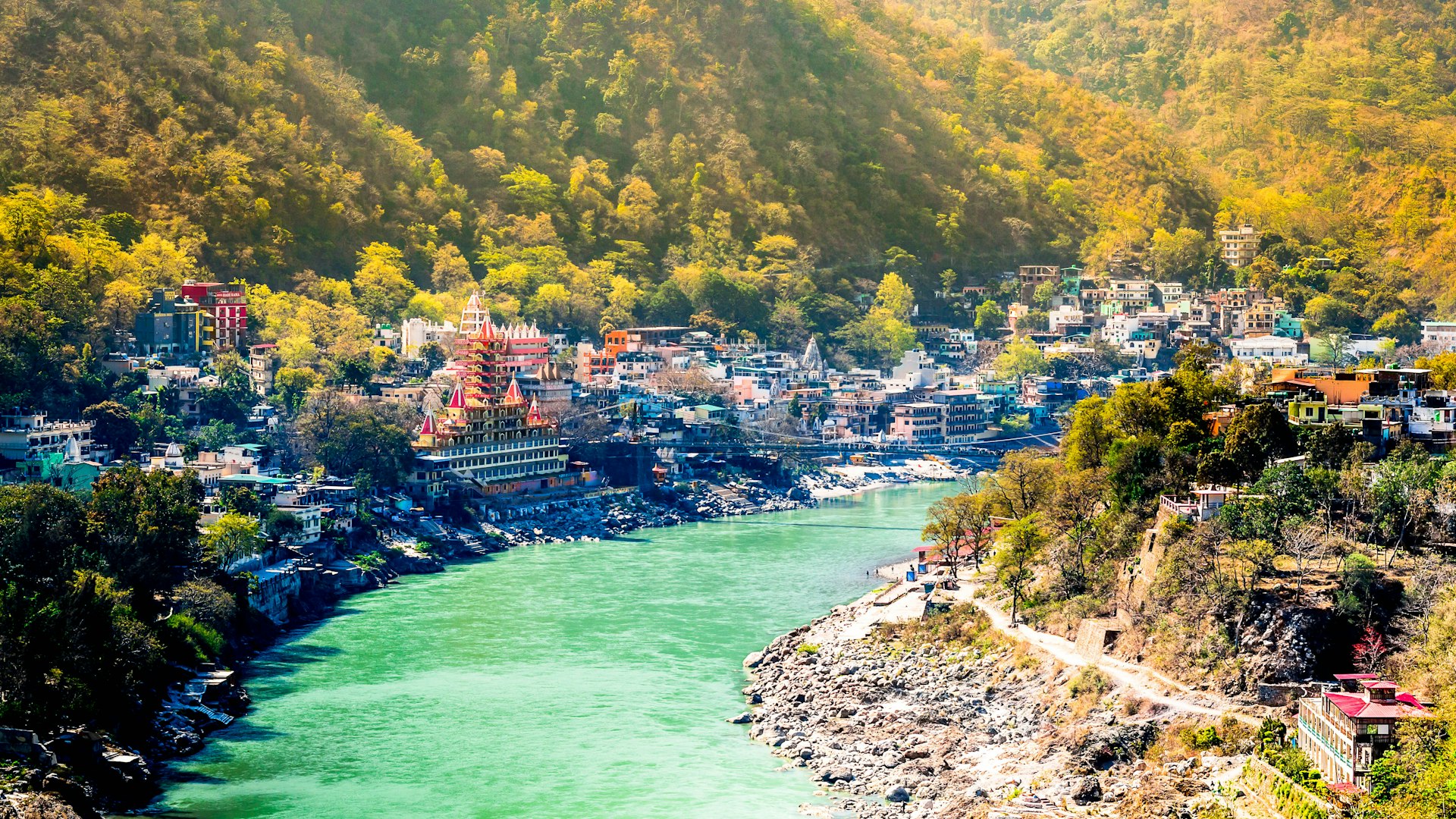 Indian city of Rishikesh