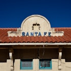 The historic Santa Fe Railway depot in  New Mexico was built in 1909