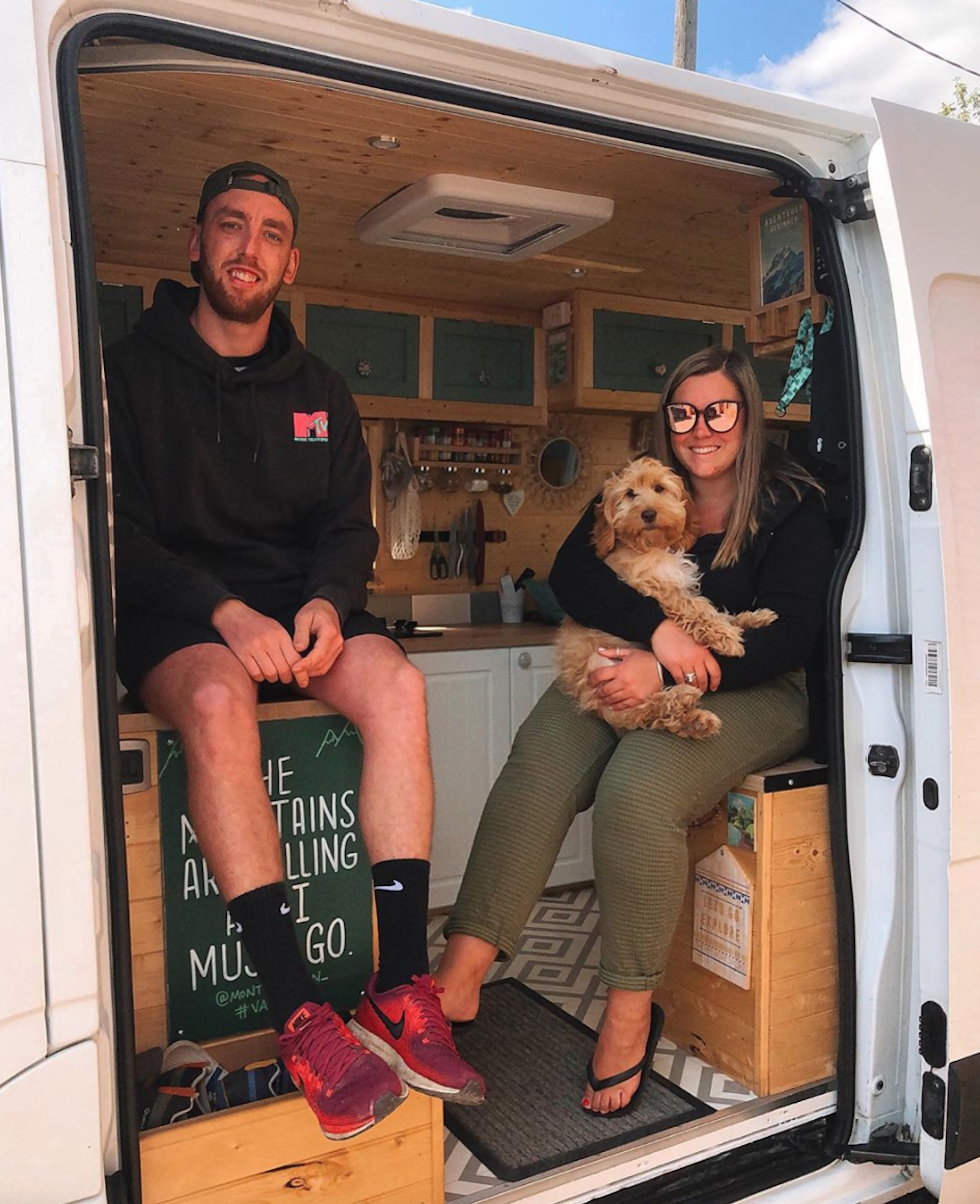 josh and harriet dog vanlife