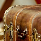 Wooden treasure chest.