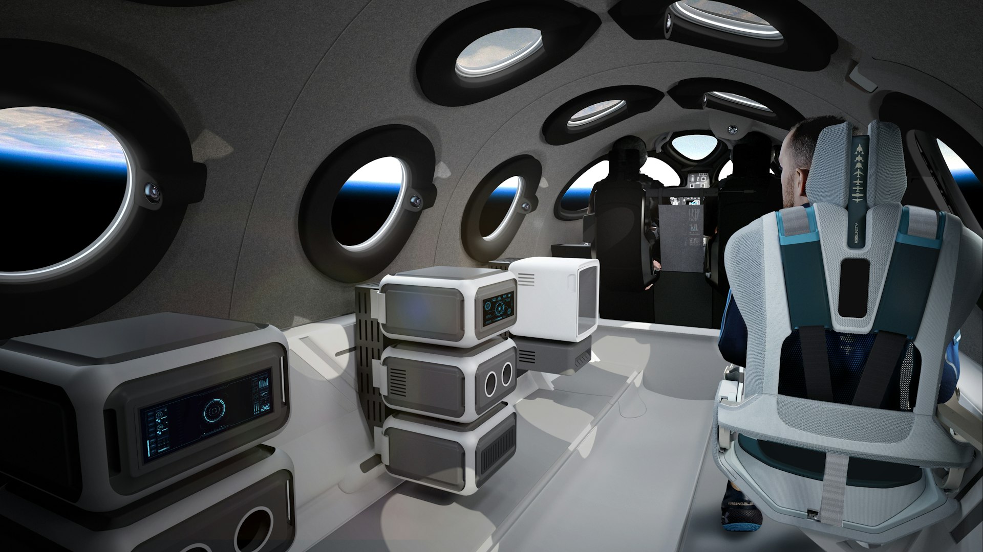 Virgin Galactic Spaceship Cabin