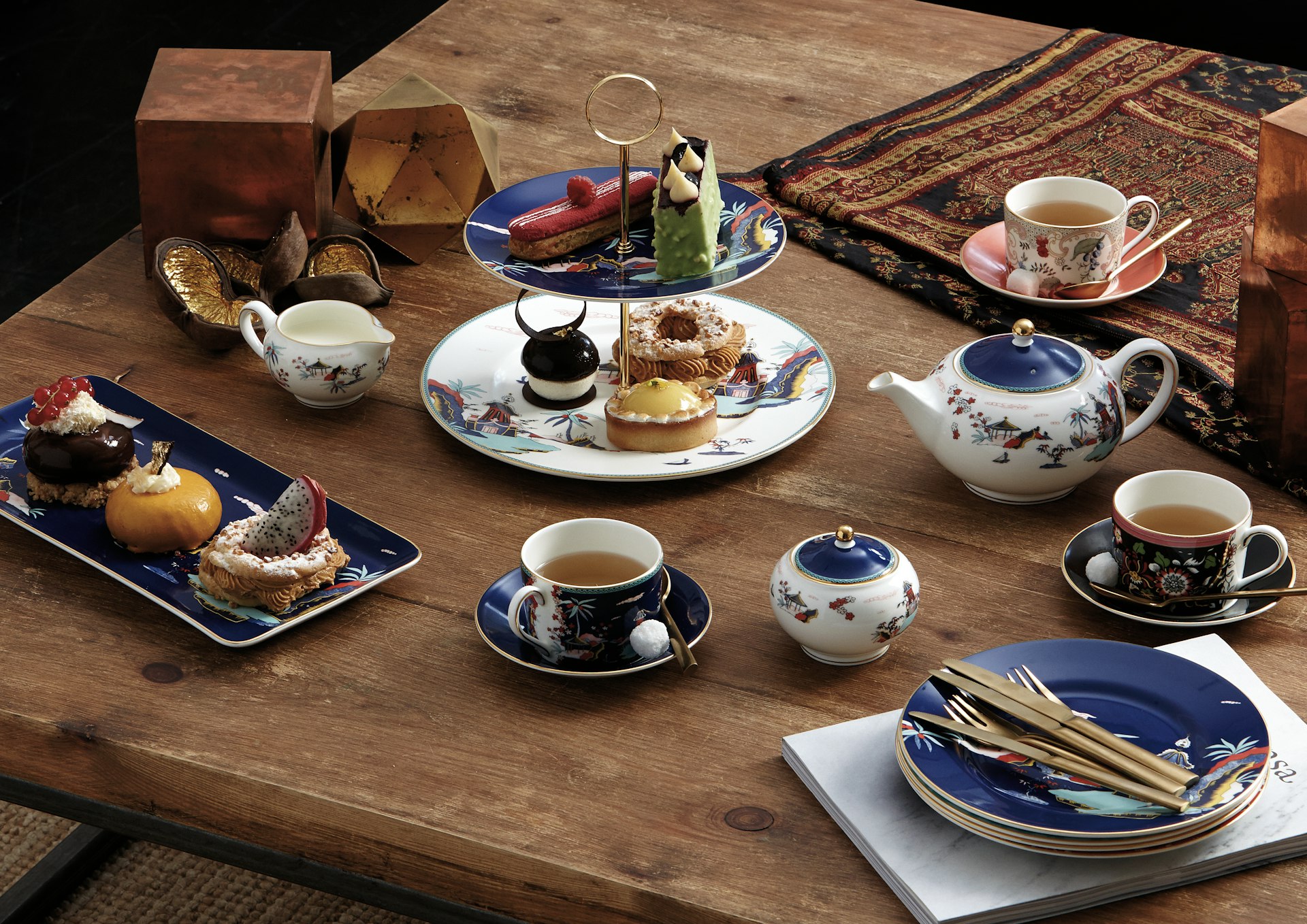 Wedgwood Wonderlust collection - tabletop shot