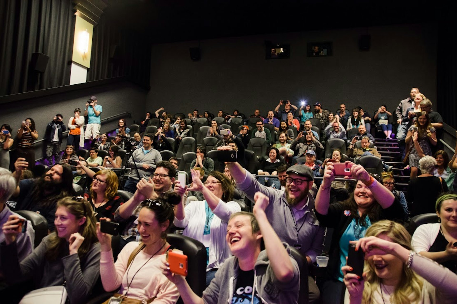 A theater full of film fans at the Chattanooga Film Festival