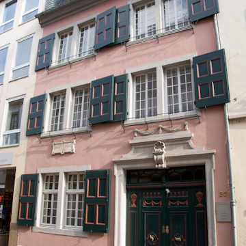 The house of birth of Ludwig van Beethoven in Bonn, Germany.