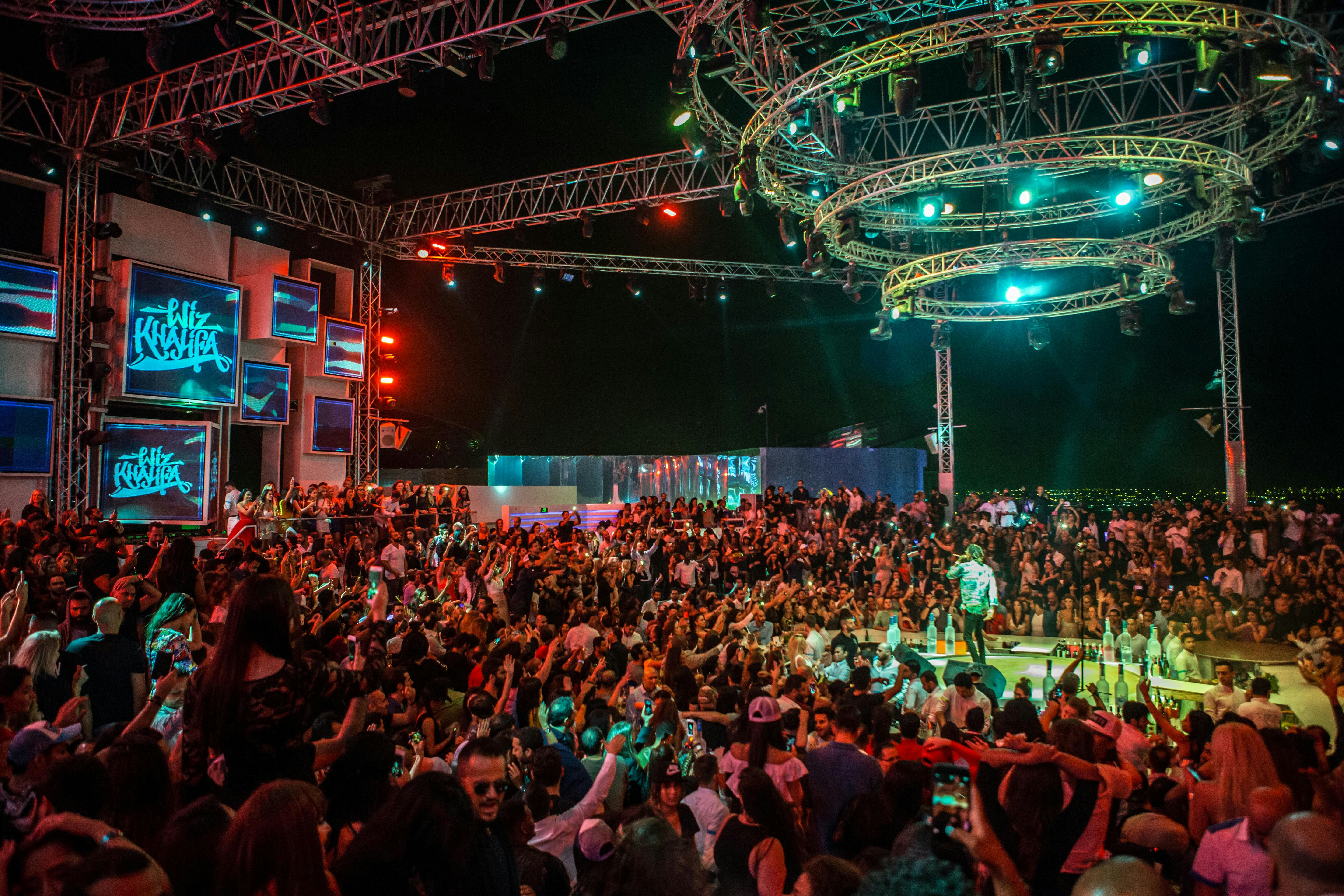 Wiz Khalifa Performs At White Club Dubai on March 31, 2016 in Dubai, United Arab Emirates.