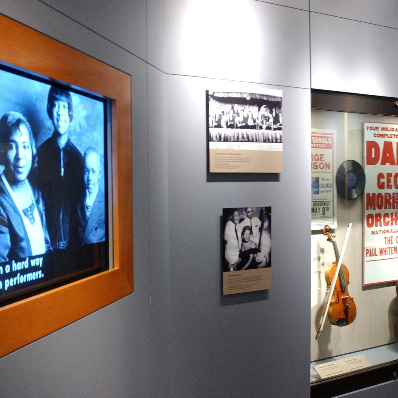 April 24, 2004 -- Libraray officials gave a tour of the Blair-Caldwell African American Research Library in Five Points neighborhood Thursday. The third floor houses a museum of black history in the west. The facility will open to the public this Saturday. Photo by Brian Brainerd (Photo By Brian Brainerd/The Denver Post via Getty Images)
