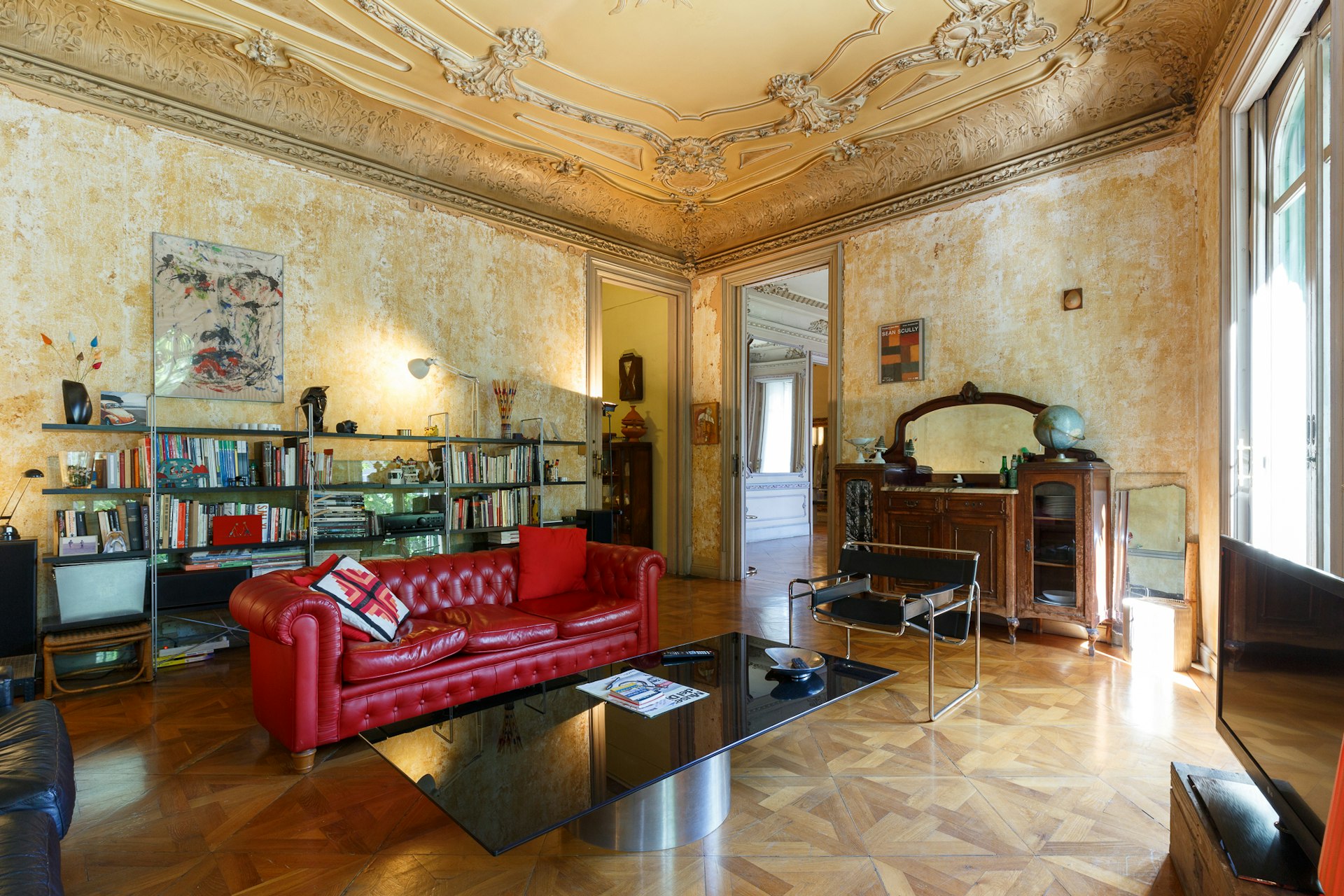 Interior shot of a living room 