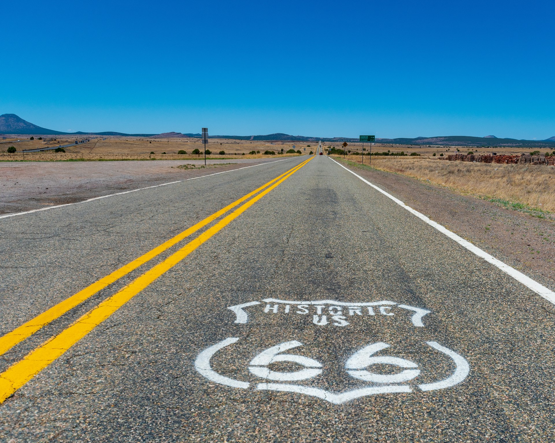 Route 66 in Crookton, Arizona