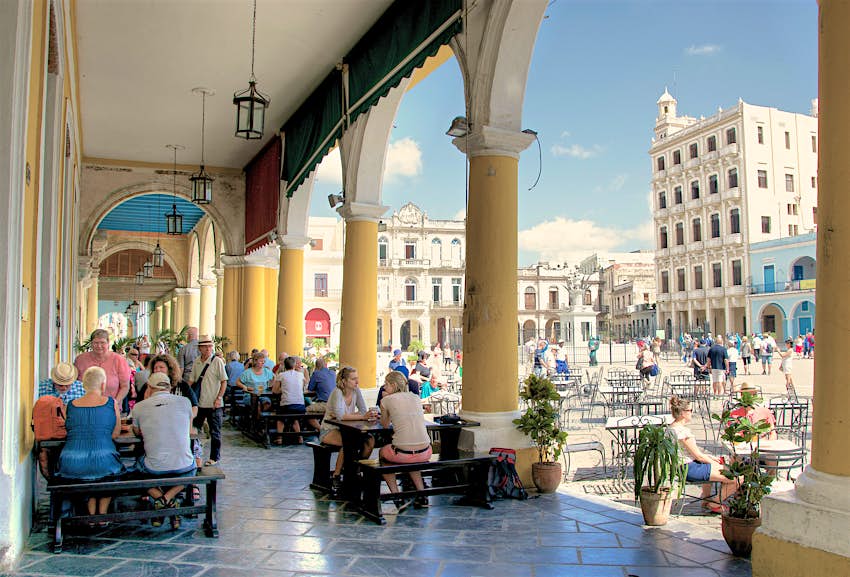 US visitors return to Havana