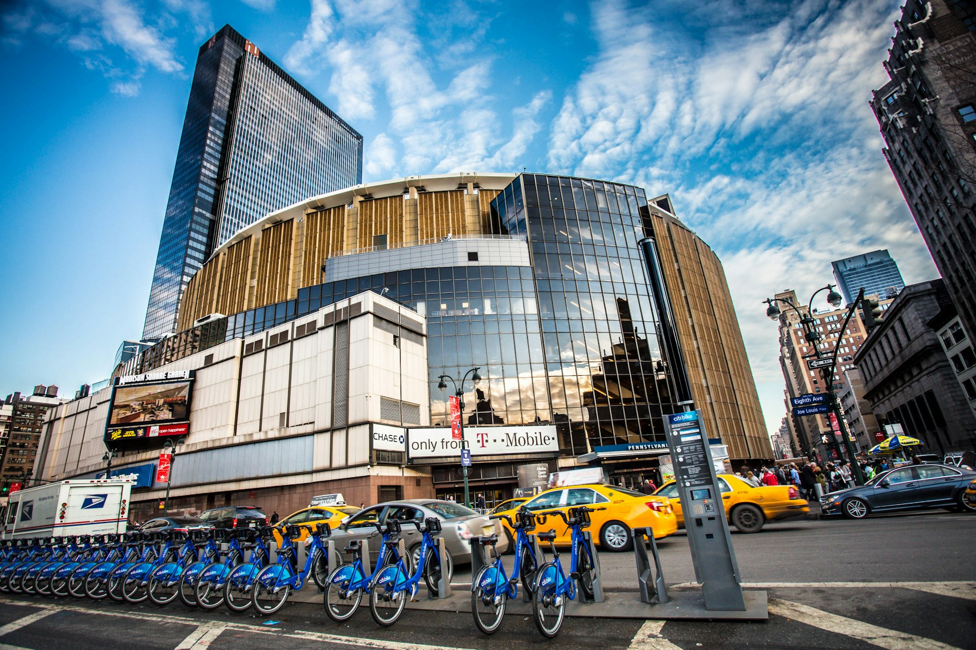 Madison Square Garden over Penn Station