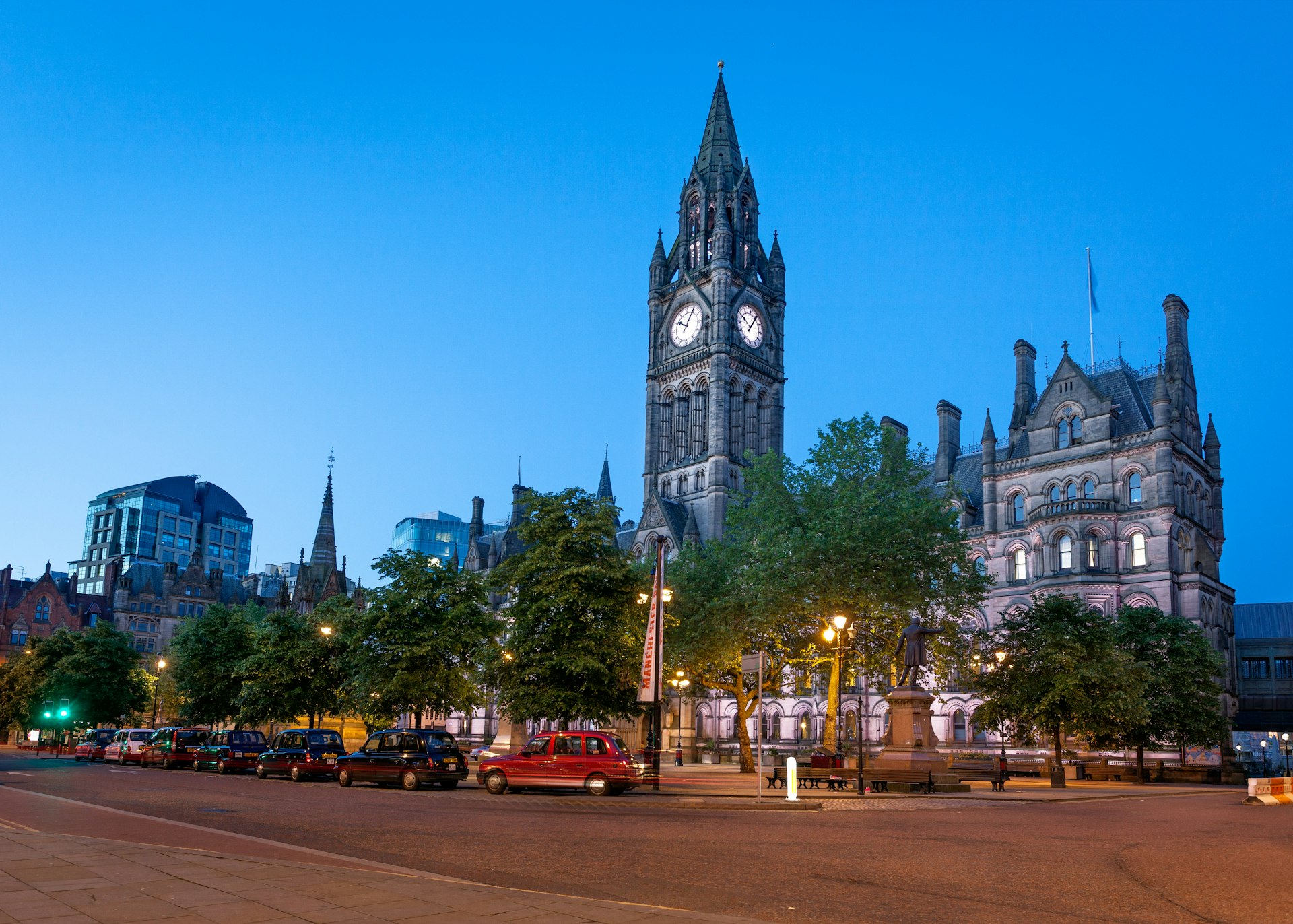 Manchester Town Hall is a Victorian, neo-gothic municipal building in Manchester