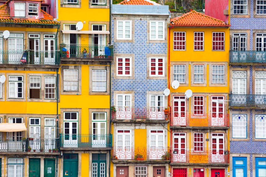 Ribeira, the old town of Porto, Portuga