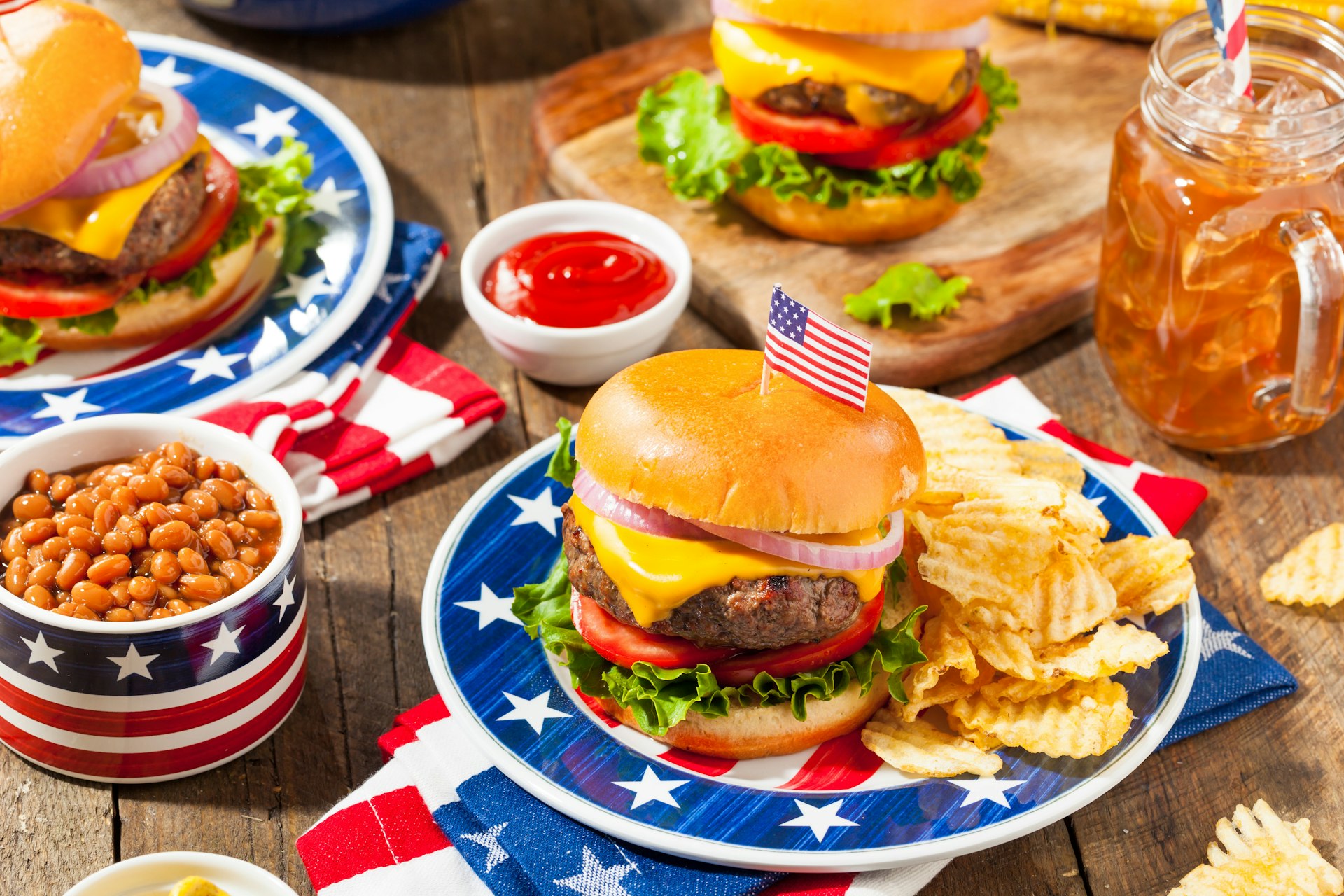 Celebrate the Fourth of July at home this year with an Independence Day picnic