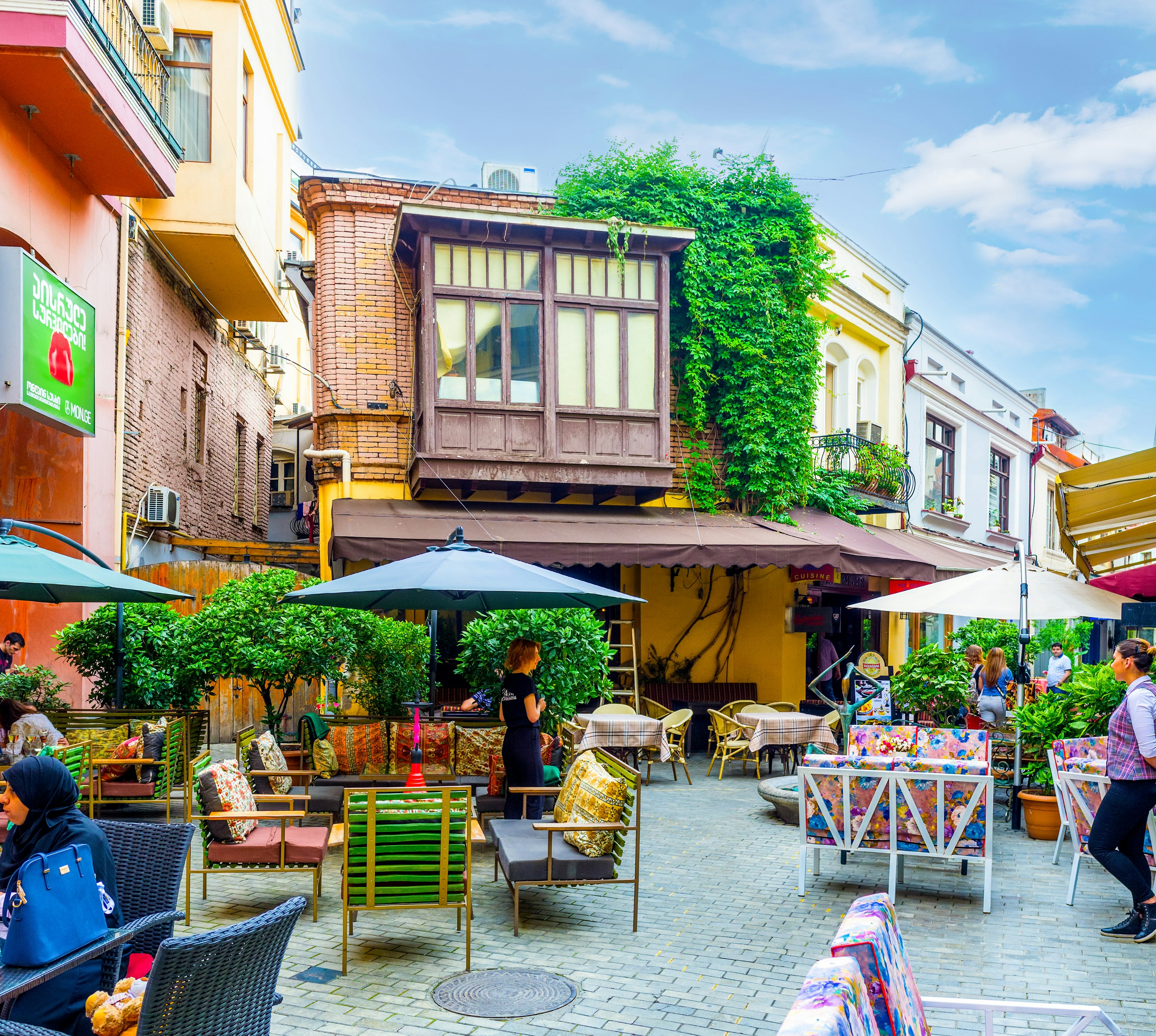 The old town in Tbilisi