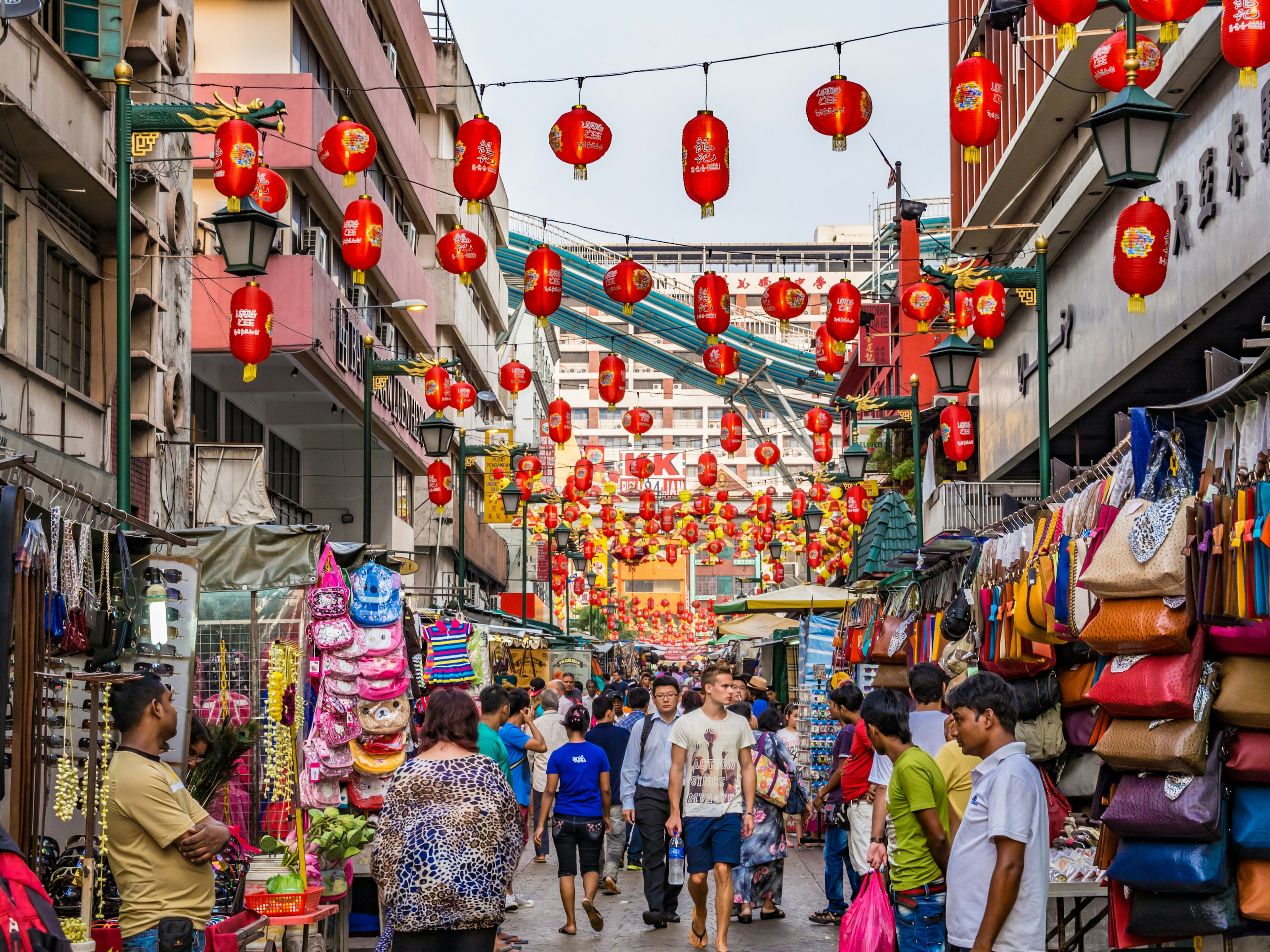 Chinese New Year decoration at Chinatown in Kuala Lumpur