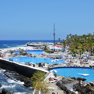 June 16, 201: Lago Martianez in Puerto de la Cruz.