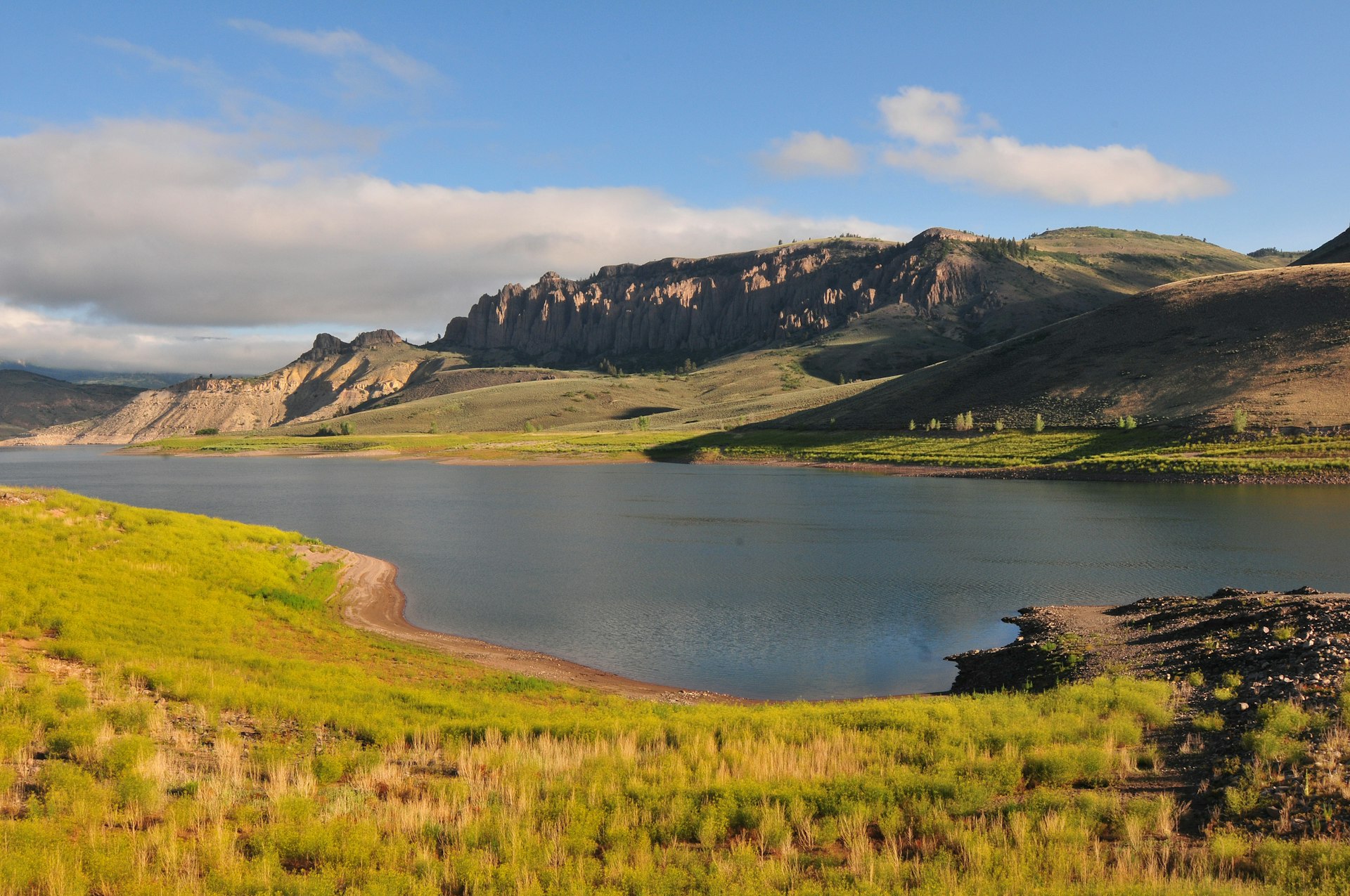 Lakeshore of Blue Mesa Reservoir in Colorado