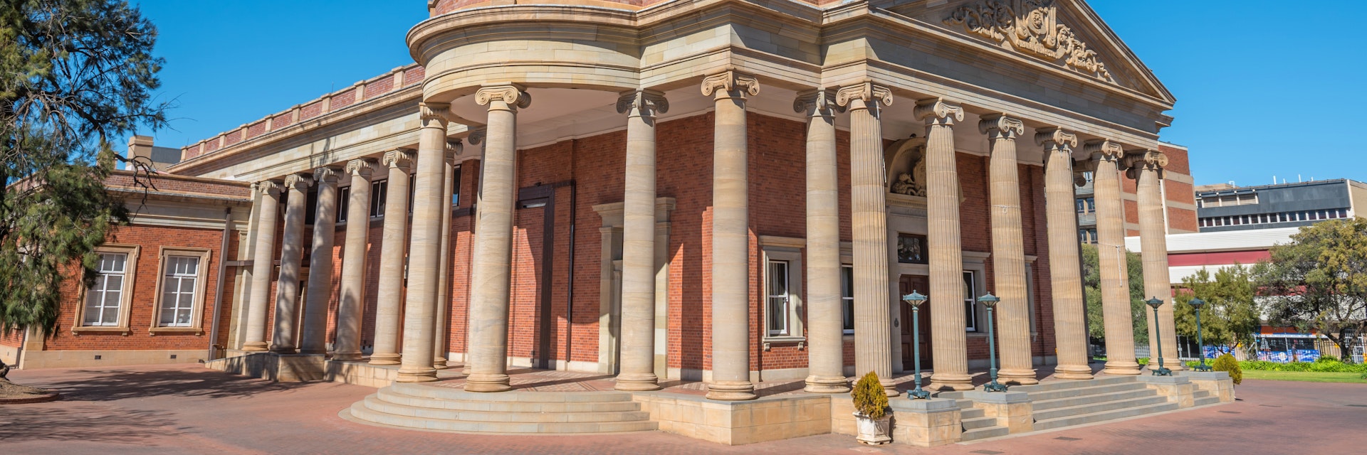The historical Fourth Raadzaal, seat of Free State Provincial Government was completed in 1892 and is a national monument; Shutterstock ID 299500955; Your name (First / Last): Tom Stainer; GL account no.: 65050; Netsuite department name: Online Editorial; Full Product or Project name including edition: south africa article