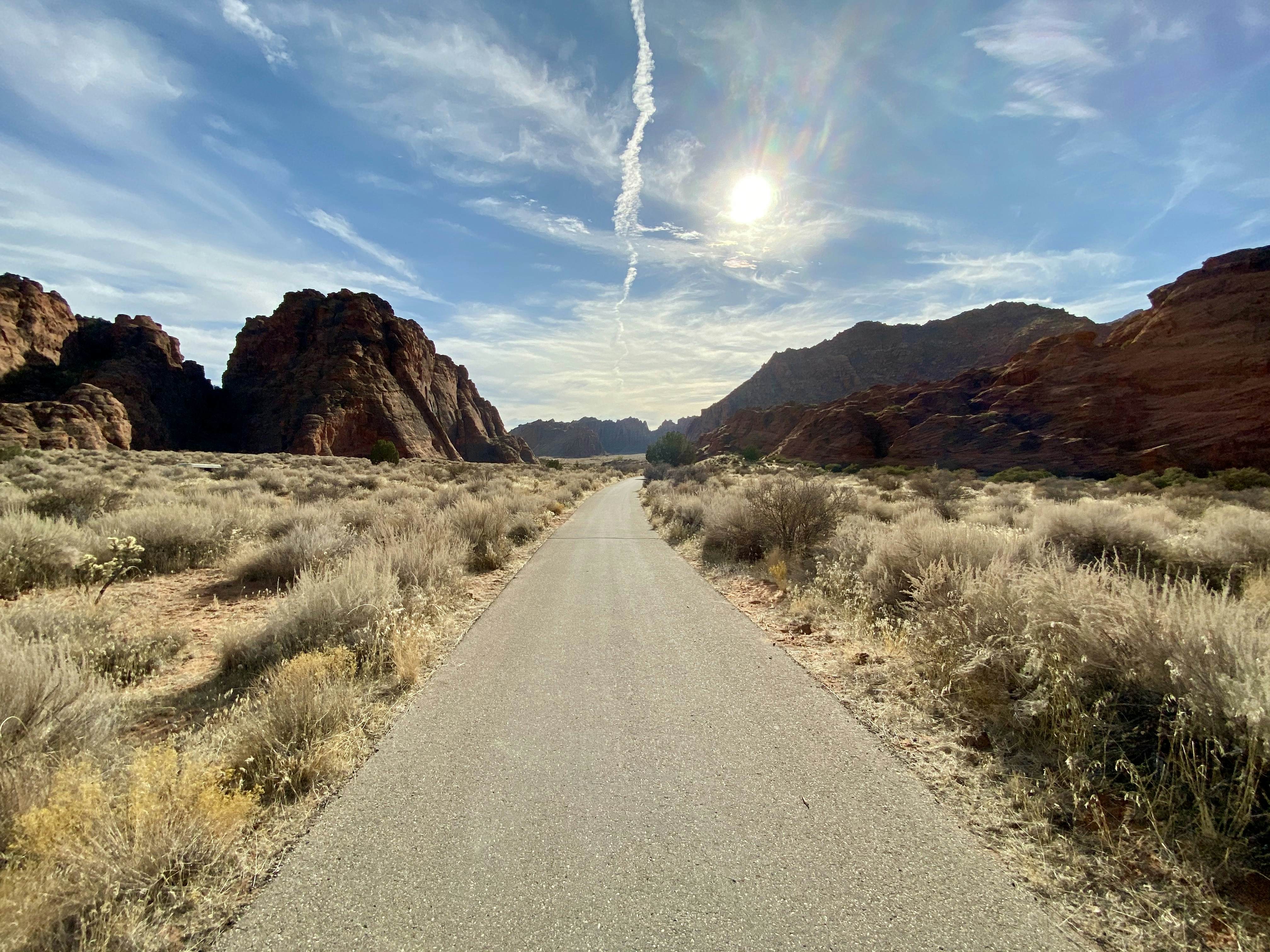 A vista in Snow Canyon State Park, Utah