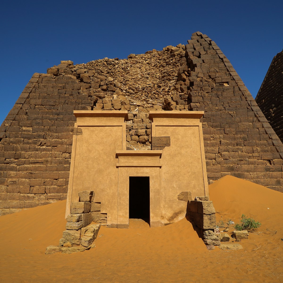 Meroe pyramids.