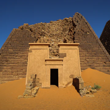 Meroe pyramids.