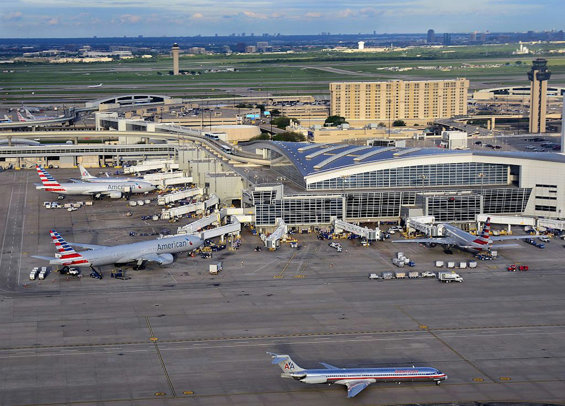 Dallas-Fort Worth International Airport has become the world's busiest