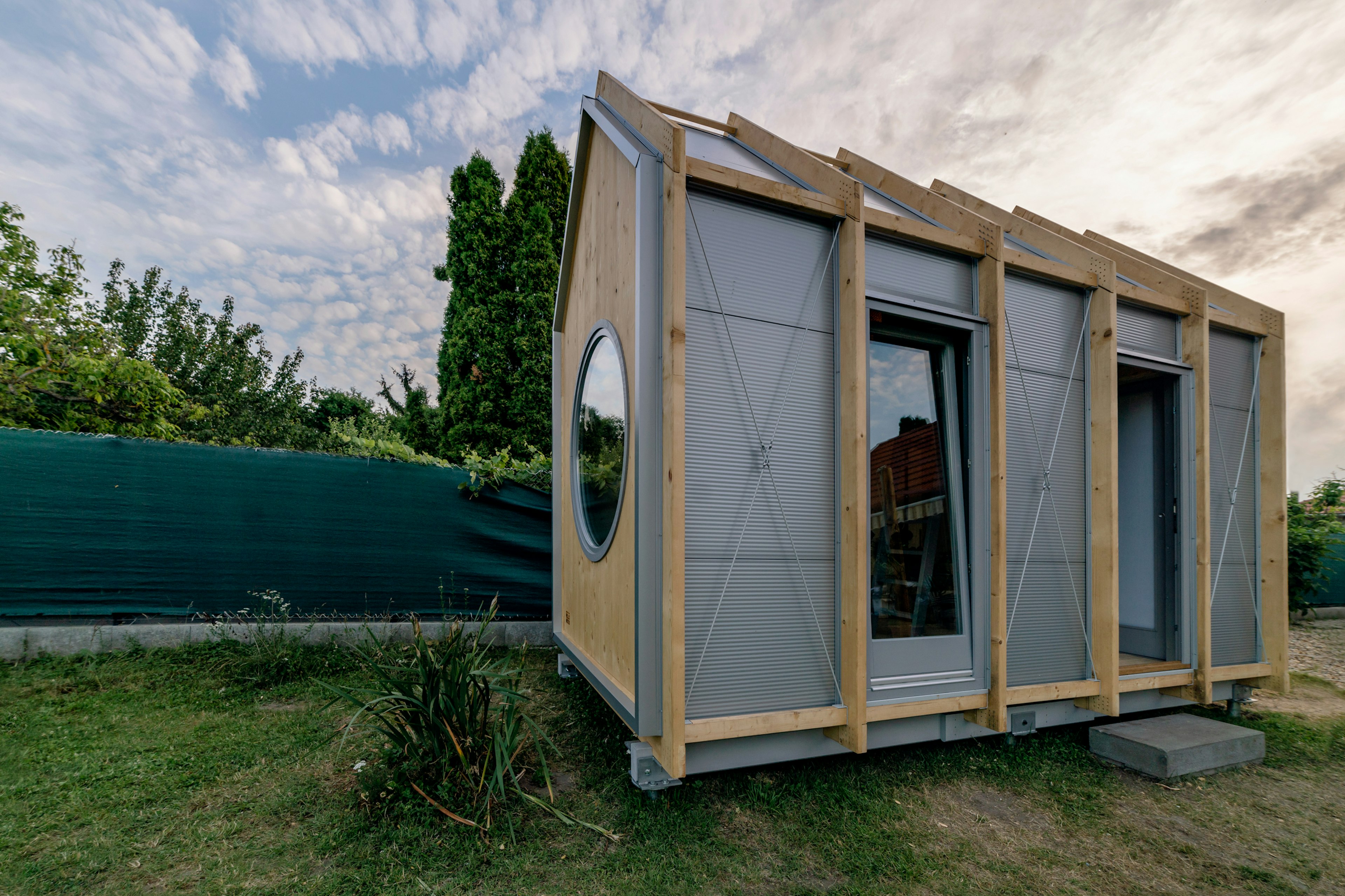 The exterior of Hello Wood's Kabinka cabin