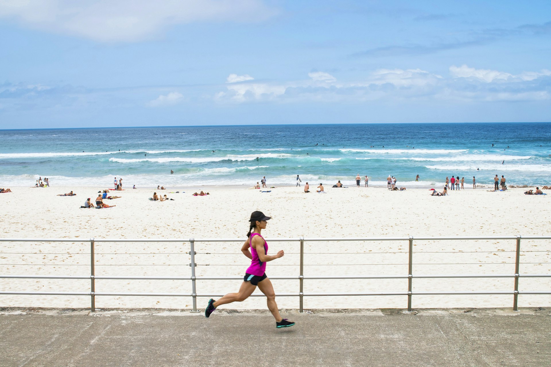 Running at Bondi Beach