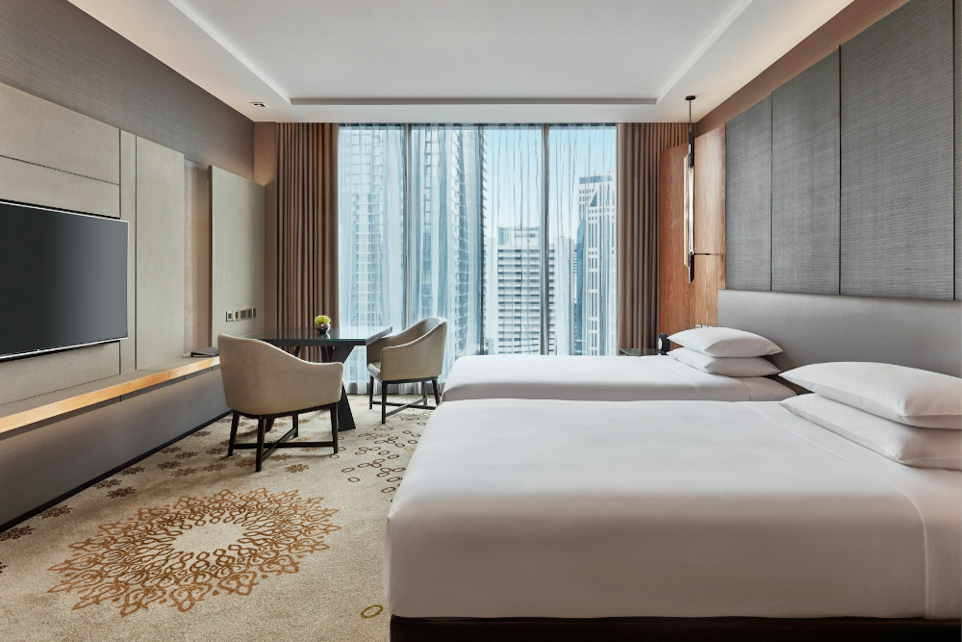 A club room at the Hyatt Regency Bangkok Sukhumvit