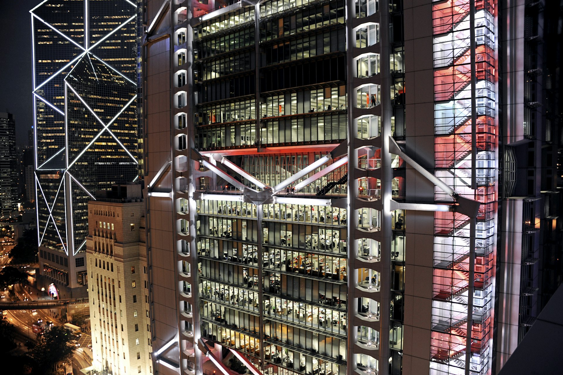 High rise buildings in central business district