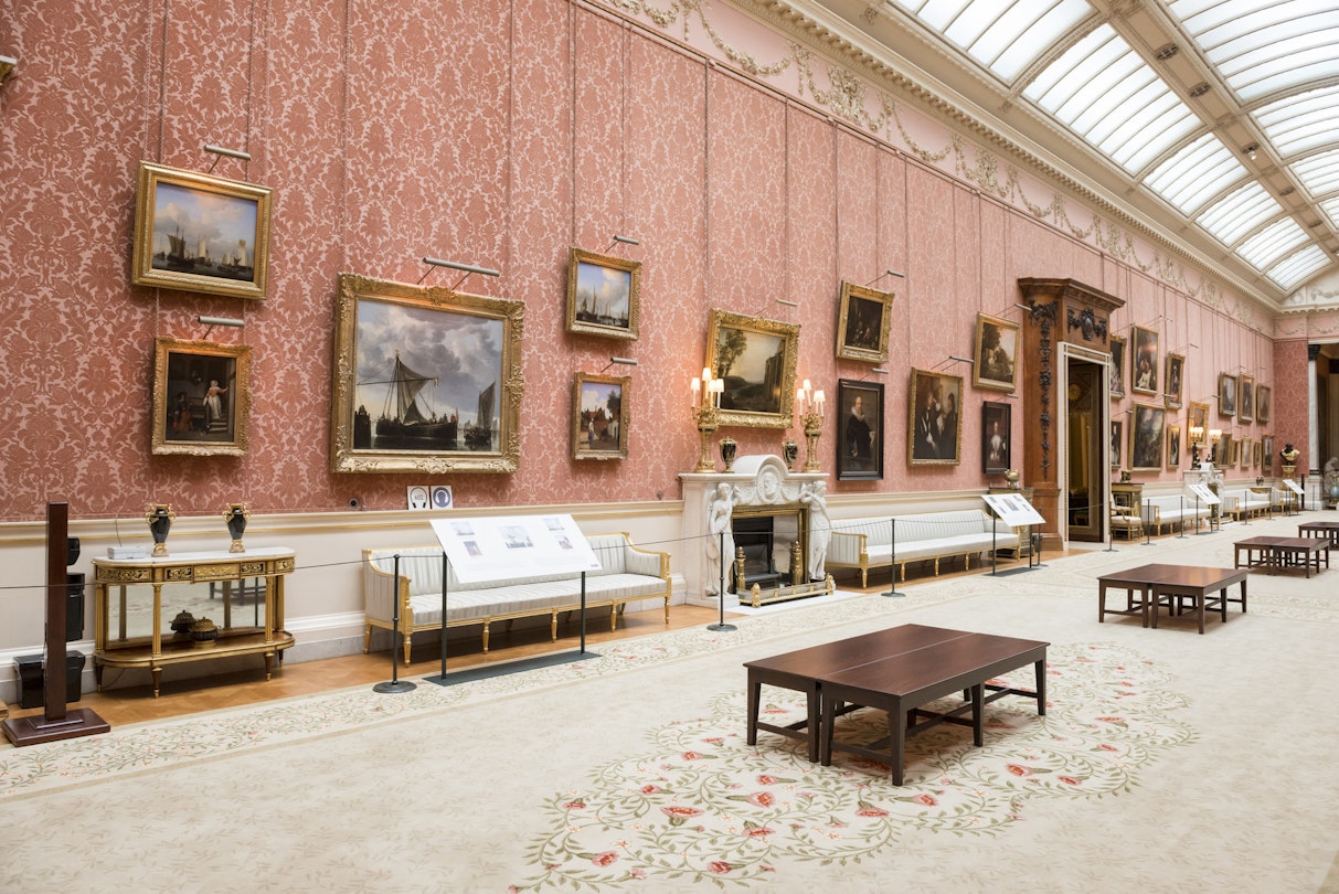 The Picture Gallery in Buckingham Palace