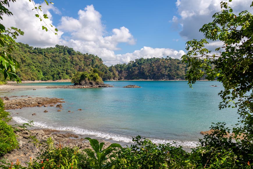 Landscape with tropical beach, Parque Nacional Manuel Antonio, Costa Rica