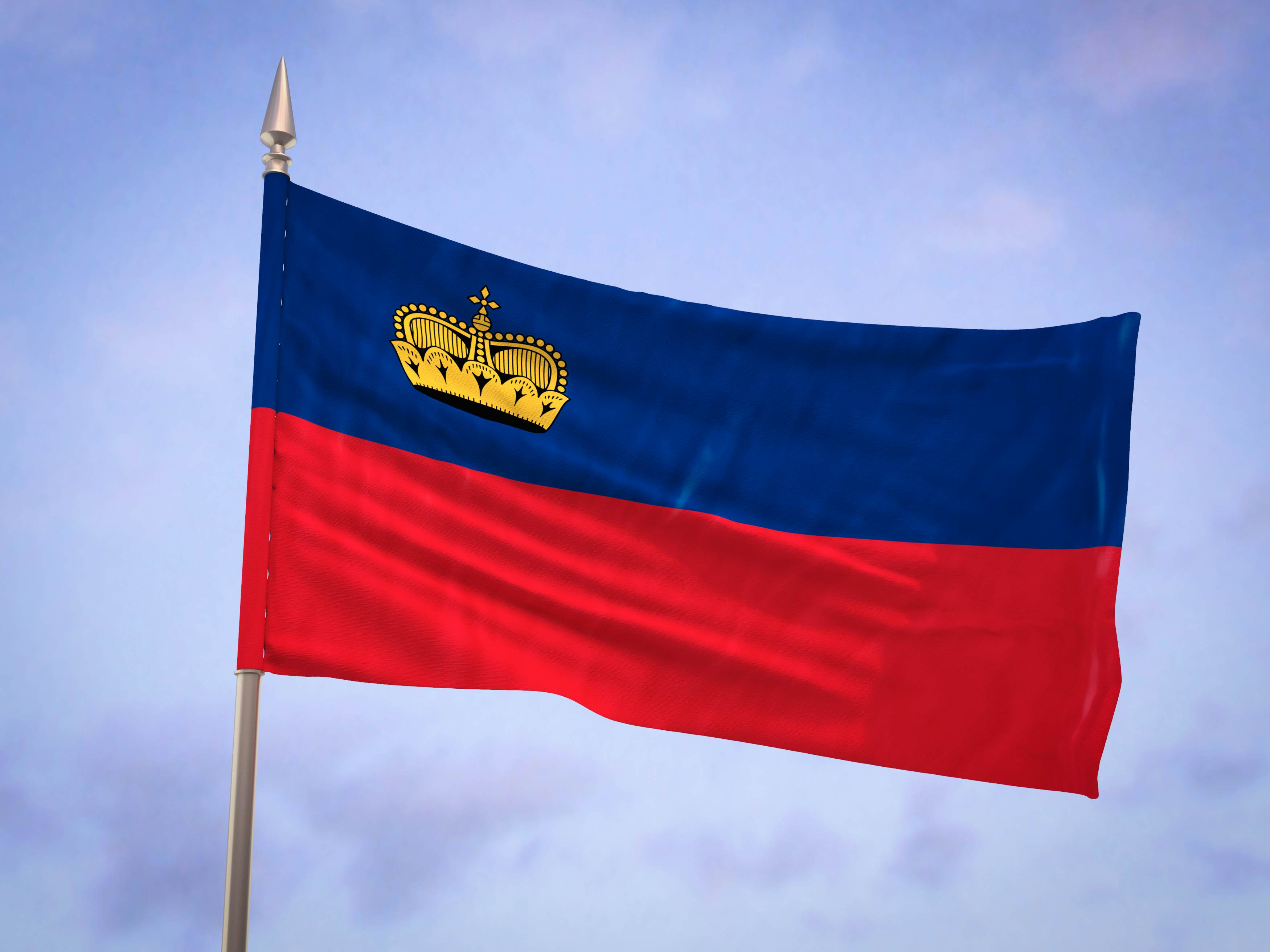 Introducing The Flag Of Liechtenstein Lonely Planet