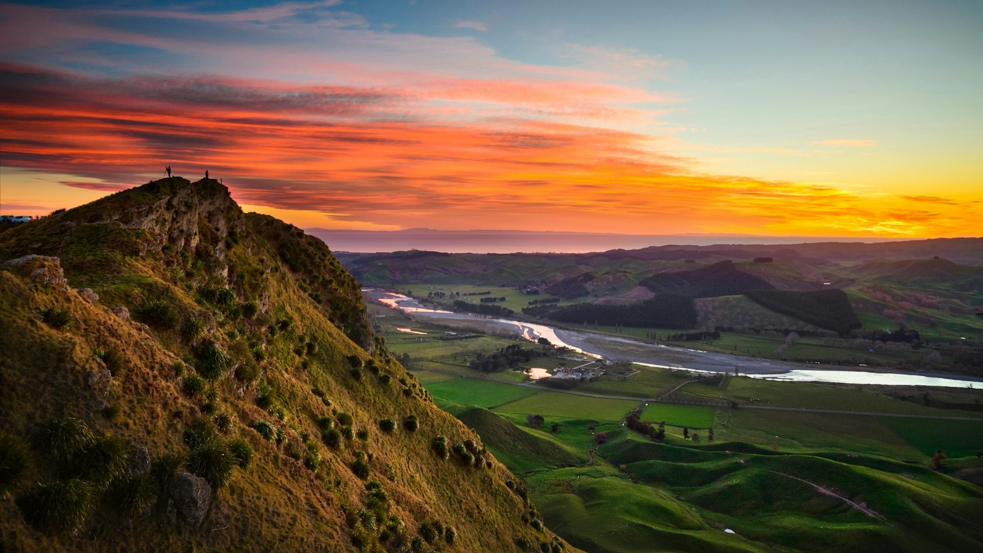 Sunrise at Te Mata Peak in Hastings