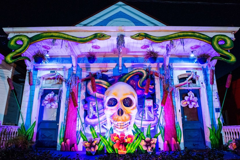 New Orleans house float with skull and snakes.jpg