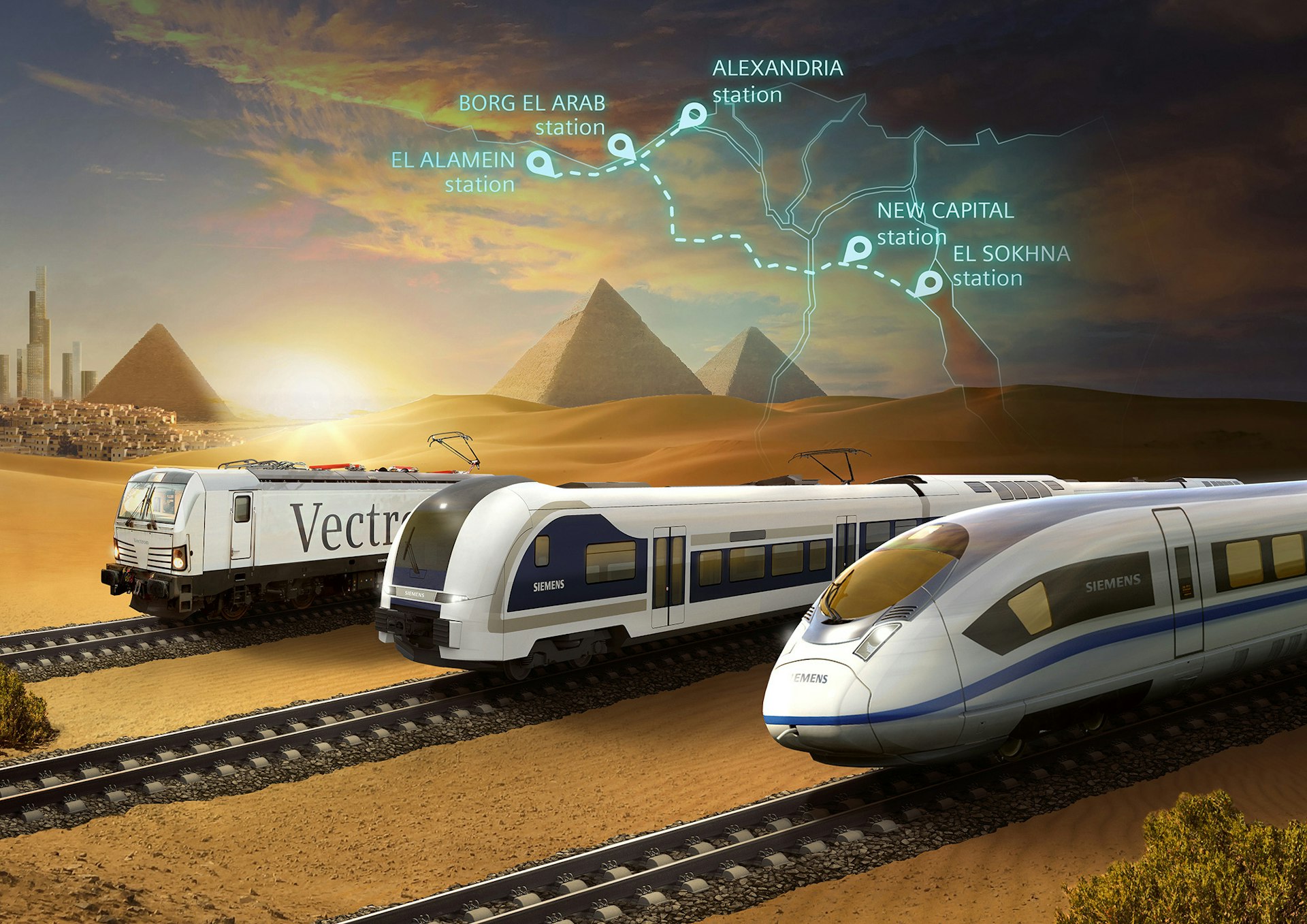 Egypt gets new high-speed rail service