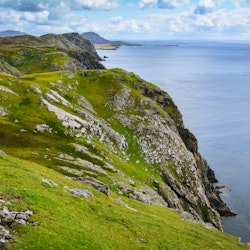 Coastal cliffs near the Slieve League in County Donegal.