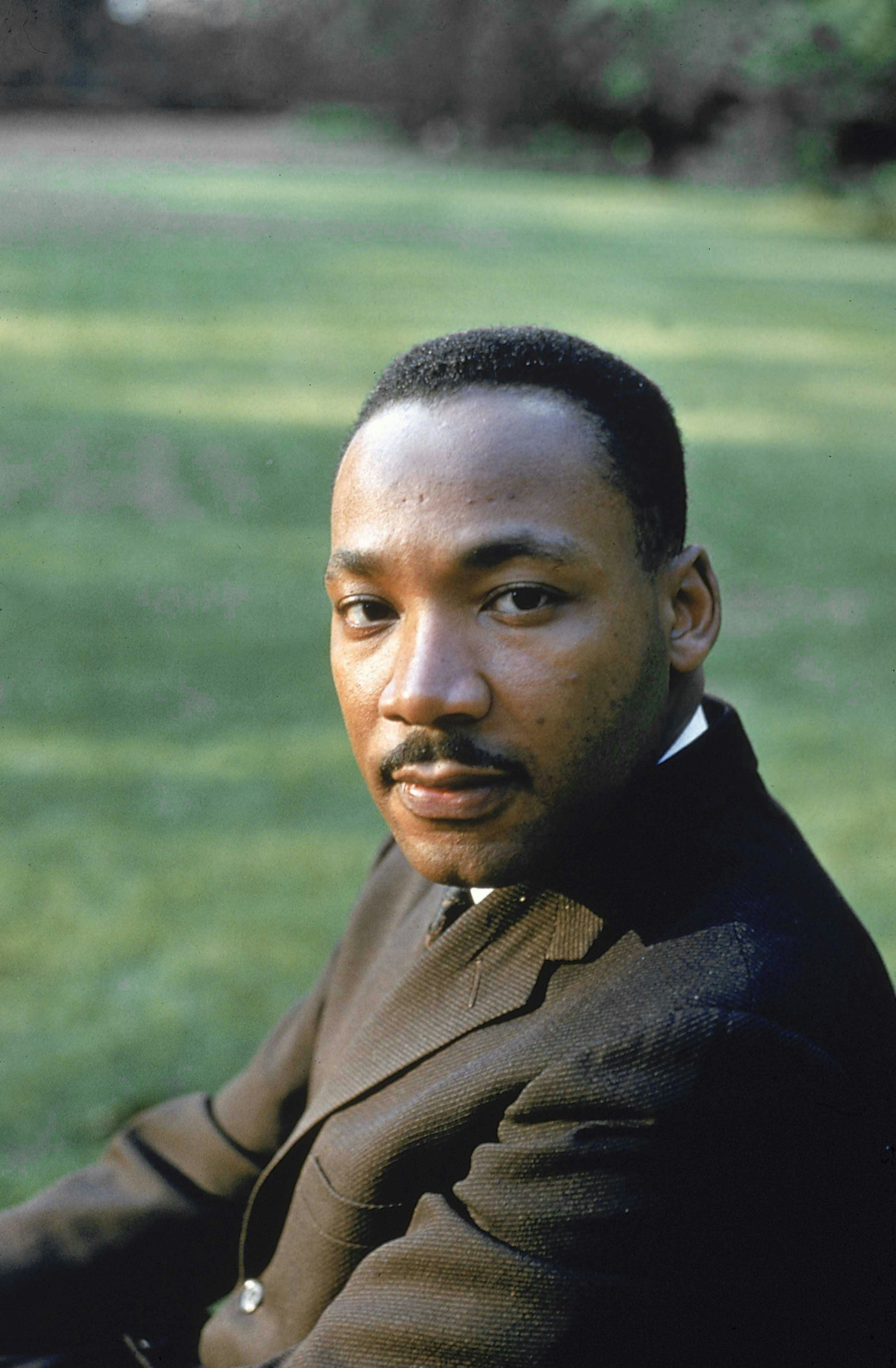 Color photo portrait of Dr. Martin Luther King Jr.